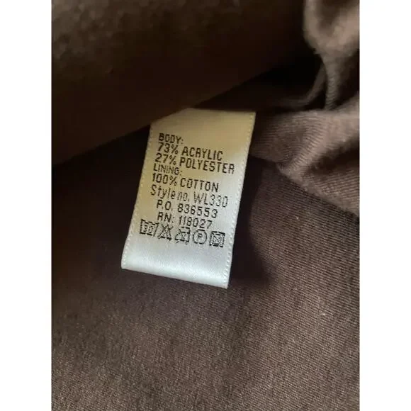 Boden Faux Fur Vest Suede tie in front Size Medium Brown Anthropologie Festival - Picture 5 of 9